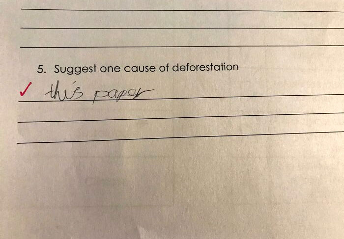 My Wife Is A Teacher And Found This While Marking An Assessment