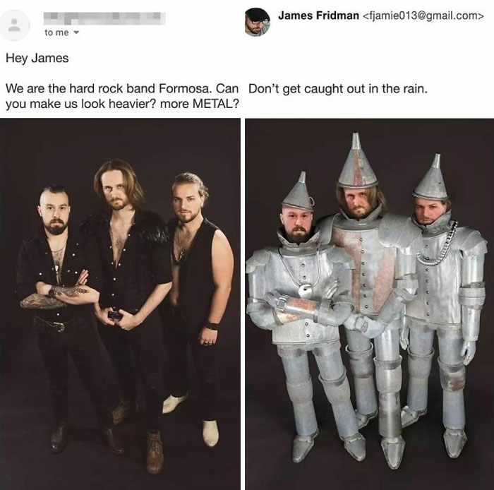 He's Turned Them Into The Literal Metallica Band