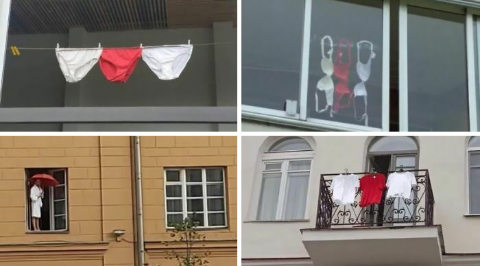 Belarus People React To Lukashenko's Prohibition Of Pro-Democratic Flags