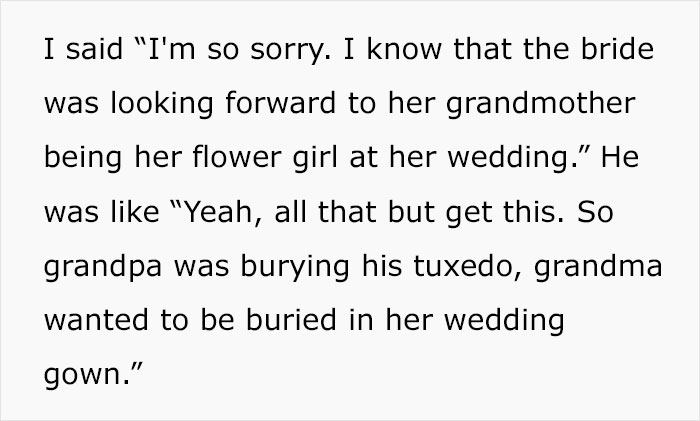 This Bride-To-Be’s Grandmother Was Buried In Her Wedding Dress And People Are Loving The Dramatic Turns In The Story This Bride-To-Be’s Grandmother Was Buried In Her Wedding Dress And People Are Loving The Dramatic Turns In The Story