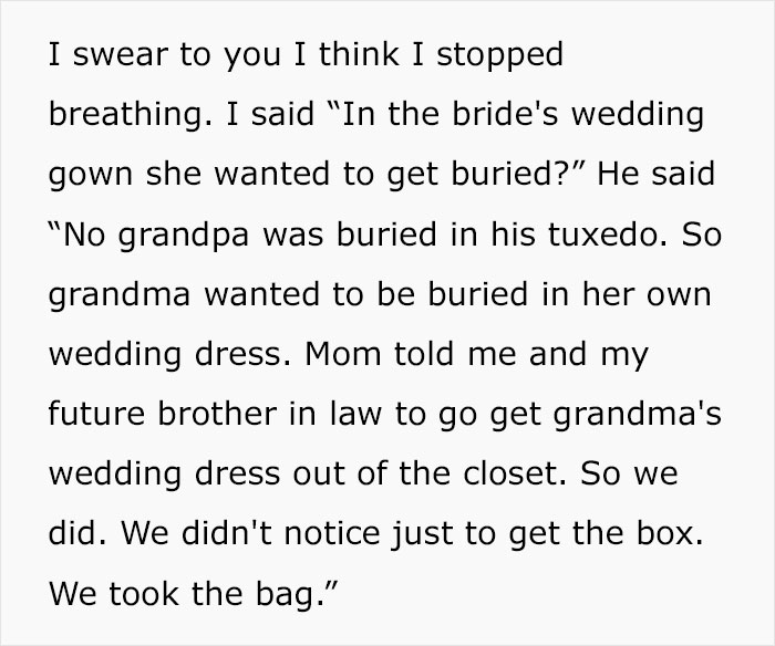 This Bride-To-Be’s Grandmother Was Buried In Her Wedding Dress And People Are Loving The Dramatic Turns In The Story This Bride-To-Be’s Grandmother Was Buried In Her Wedding Dress And People Are Loving The Dramatic Turns In The Story