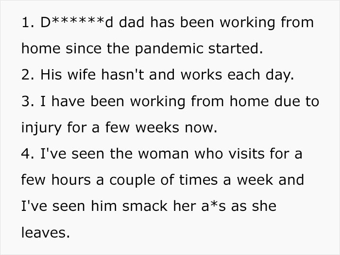 Homophobic Neighbor Calls This Dad's Daughter "A Freak" Because She's Openly Gay, Dad Brings Up His Secret Affair In Front Of His Wife Homophobic Neighbor Calls This Dad's Daughter "A Freak" Because She's Openly Gay, Dad Brings Up His Secret Affair In Front Of His Wife