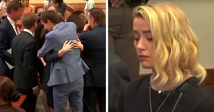 Johnny Depp’s Lawyer Camille Vasquez In Tears As She Hugs Colleagues After Defamation Trial Win