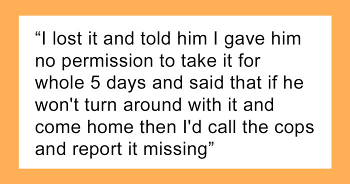 Husband Sells His Car To Fund His Brother’s Wedding, Wife Calls The Police On Him When He Takes Her Car As She Made It Clear It Was “Off Limits”