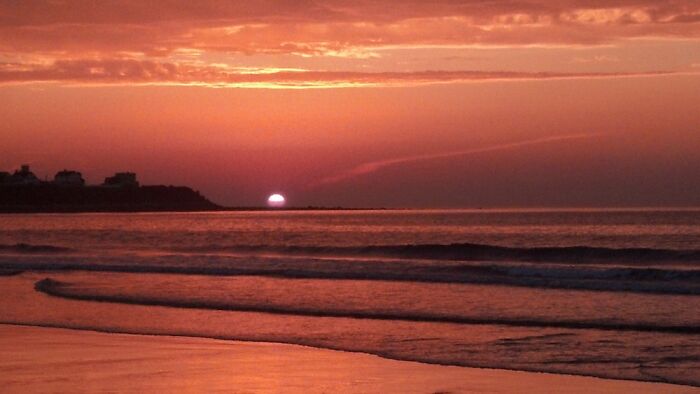 Sunrise On Hampton Beach, New Hampshire