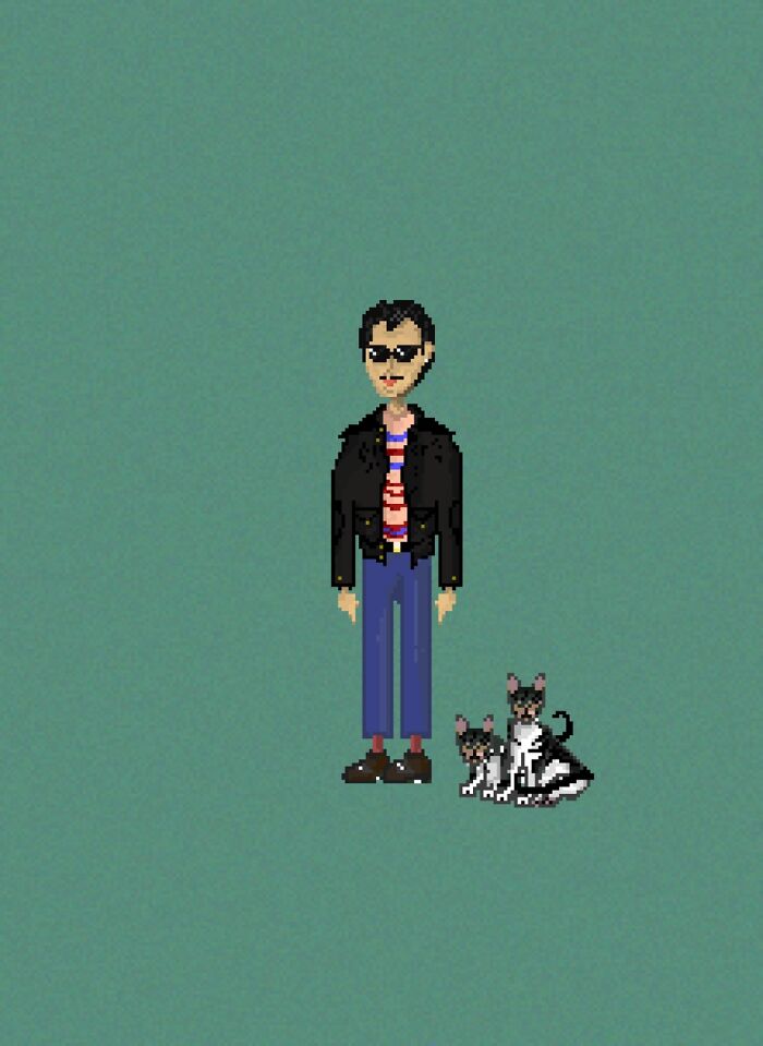 My Actor Friend , Kursat, And His Lovely Cats