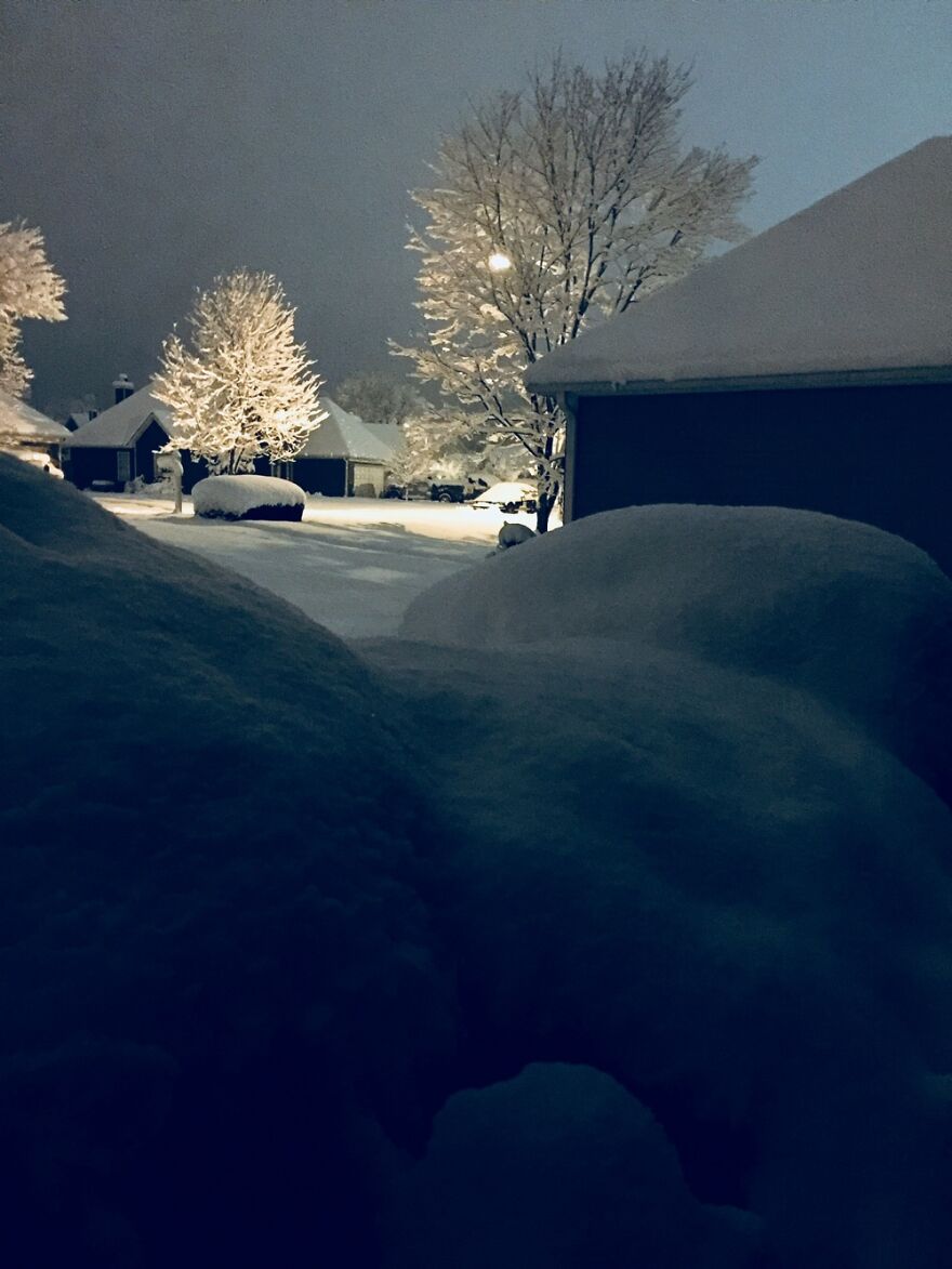 A Snowy Georgia Evening!