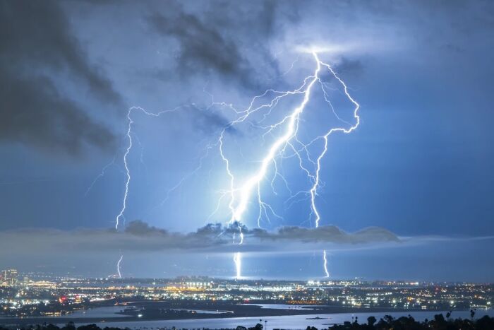 Lightning Over San Diego