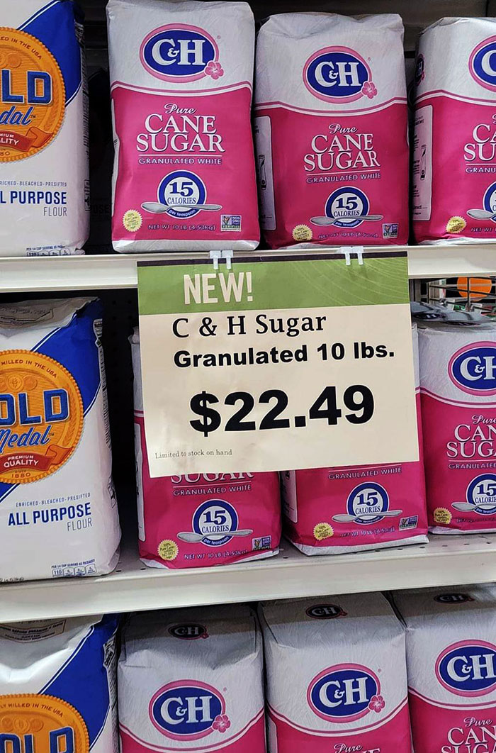 Cost Of Sugar In Rural Alaska. The Bag Of Flour Next To It Is $32