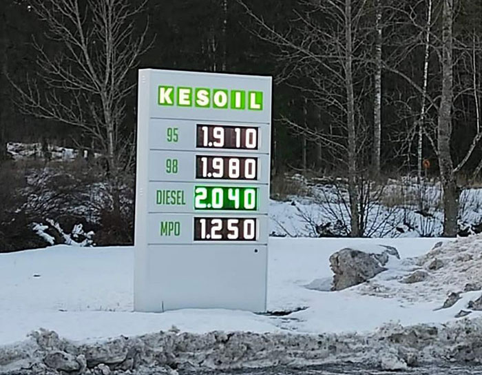 Diesel Price In Finland