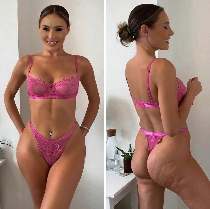 Influencer Shows Both 'Perfect' And Unedited Photos On Instagram So People Know The Whole Truth