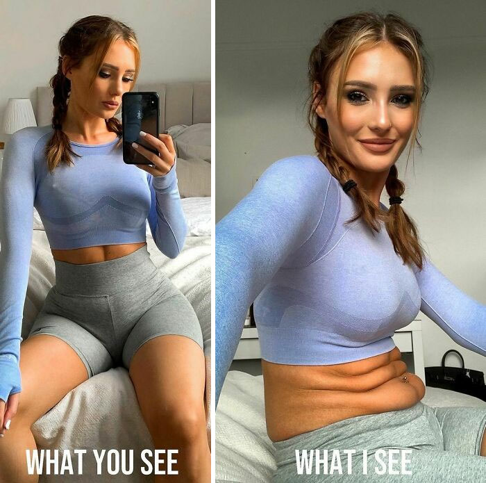 Influencer Shows Both 'Perfect' And Unedited Photos On Instagram So People Know The Whole Truth