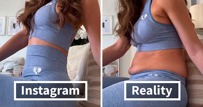 Influencer Shows Both ‘Perfect’ And Unedited Photos On Instagram So People Know The Whole Truth