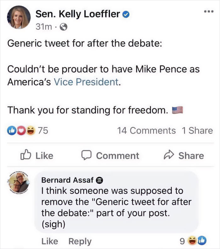 Generic Tweet For After The Debate