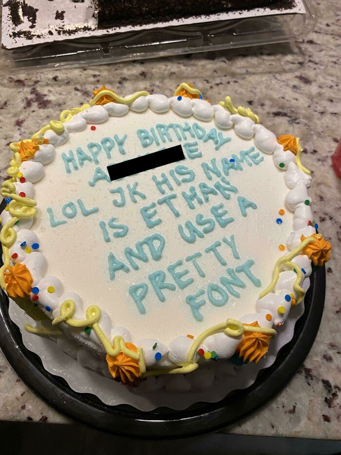 Op’s Girlfriend Got Them A Bojack Themed Birthday Cake