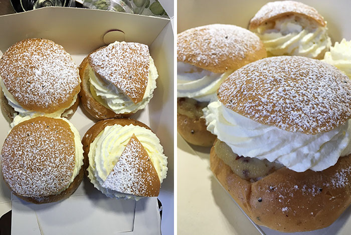 Fat Tuesday In Sweden Today. Time To Overeat And Celebrate This Thing We Call "Semla"