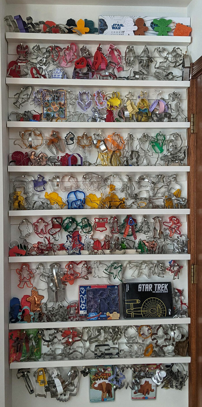 La colección de mi abuela de 544 moldes diferentes para galletas que ha ido ampliando durante más de 50 años