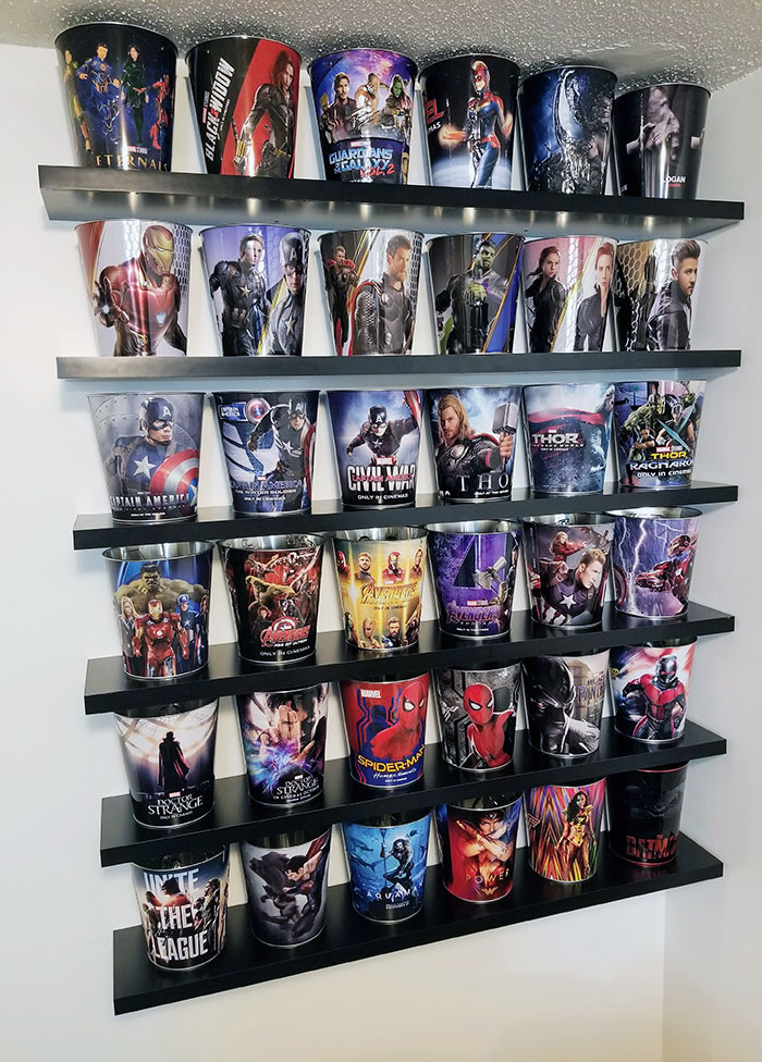 My Mostly Marvel Popcorn Tin Collection