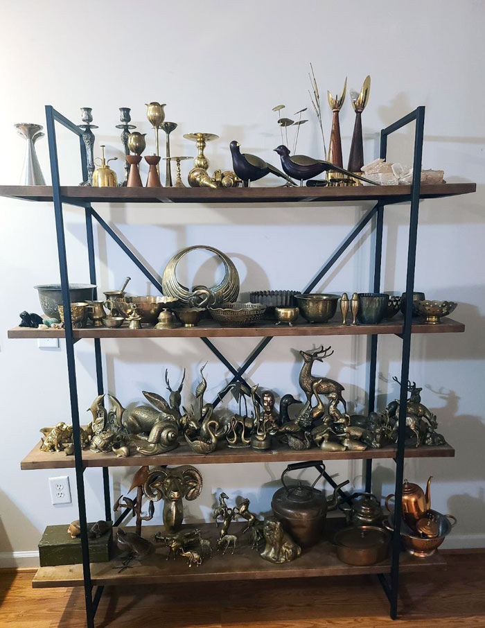 Partial Collection From 4 Years Of Thrifting Brass