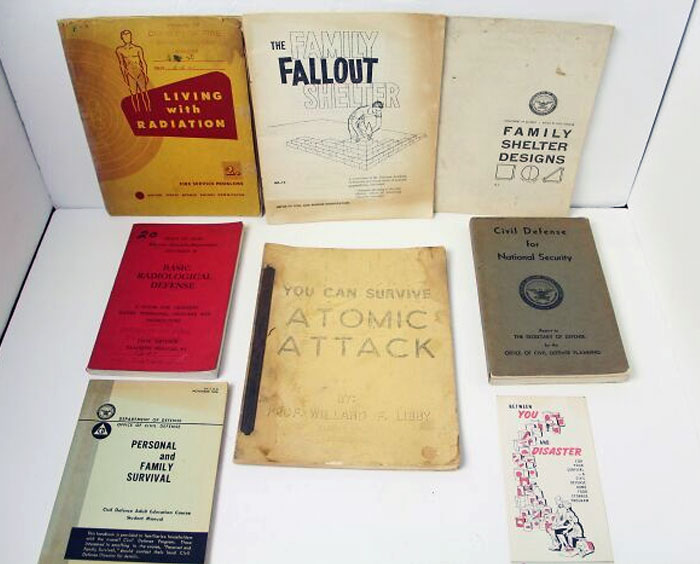 How To Survive A Nuclear War. My Collection Of Cold War Era Books And Pamphlets On Surviving An Atomic Attack And What You Can Do To Prepare