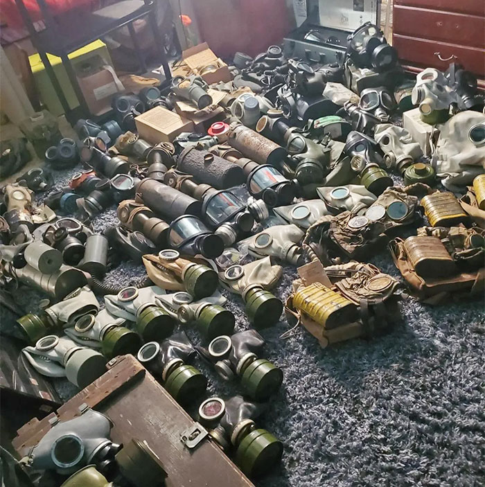 My Collection Of Gas Masks I Collected Throughout The Years