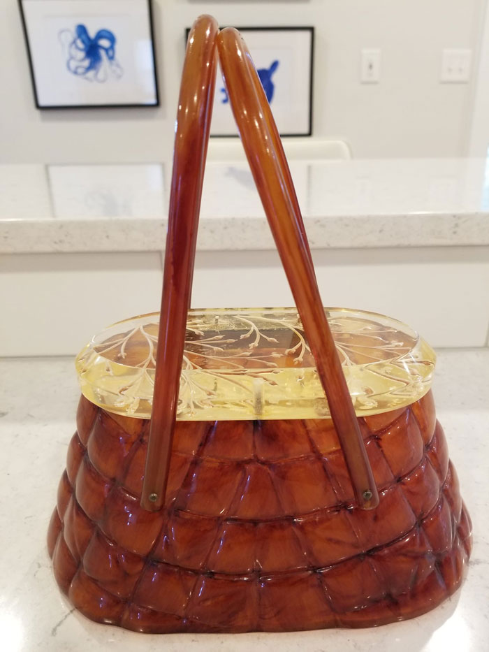 This Is My Mom's Bakelite Tortoise Shell Purse. I've Loved It Since I Was Little