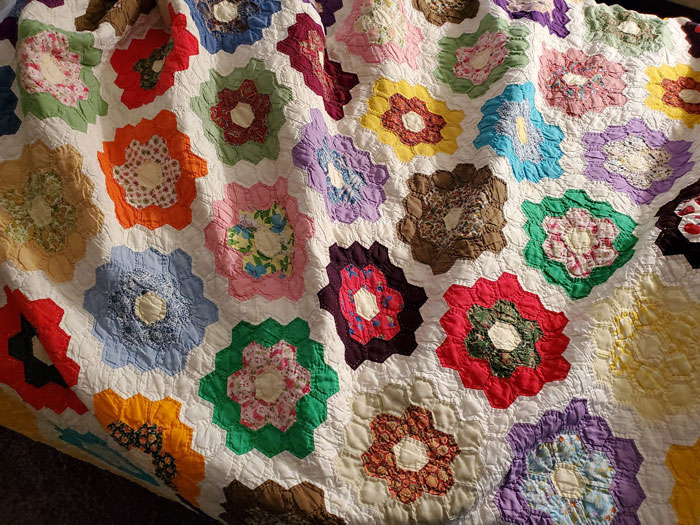 A Vintage Quilt My Grandmother Made In The 60s