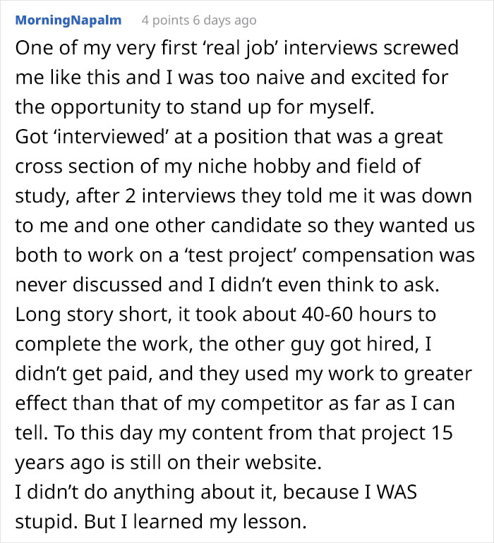 Lawyer Is Asked To Hand In ‘A Free Writing Sample’ As Part Of His Job Interview, Makes The Firm Regret It Later Lawyer Is Asked To Hand In ‘A Free Writing Sample’ As Part Of His Job Interview, Makes The Firm Regret It Later