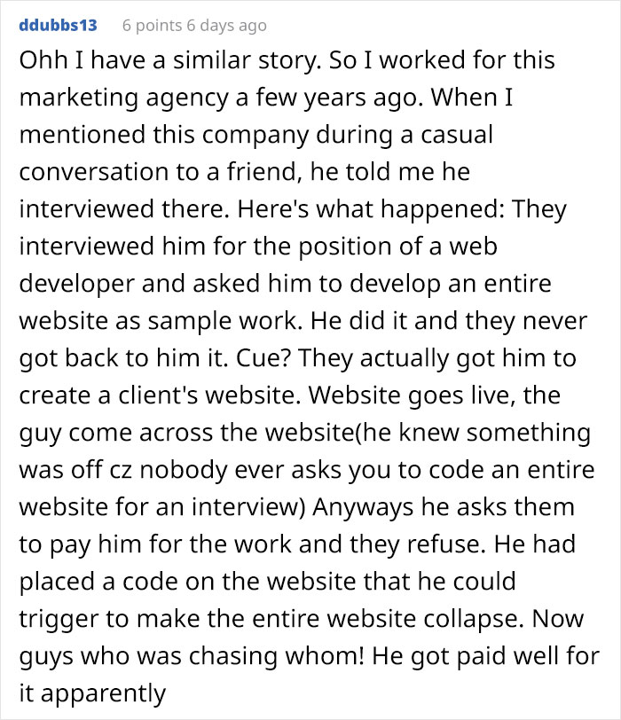 Lawyer Is Asked To Hand In ‘A Free Writing Sample’ As Part Of His Job Interview, Makes The Firm Regret It Later Lawyer Is Asked To Hand In ‘A Free Writing Sample’ As Part Of His Job Interview, Makes The Firm Regret It Later