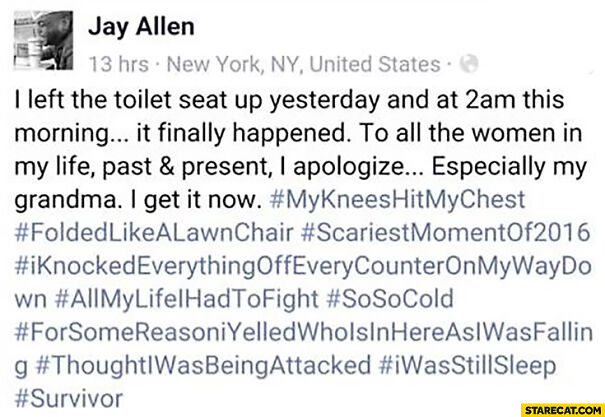 left-the-toilet-seat-up-at-2am-it-finally-happened-facebook-post-with-silly-hashtags-62af61141f9ef.jpg