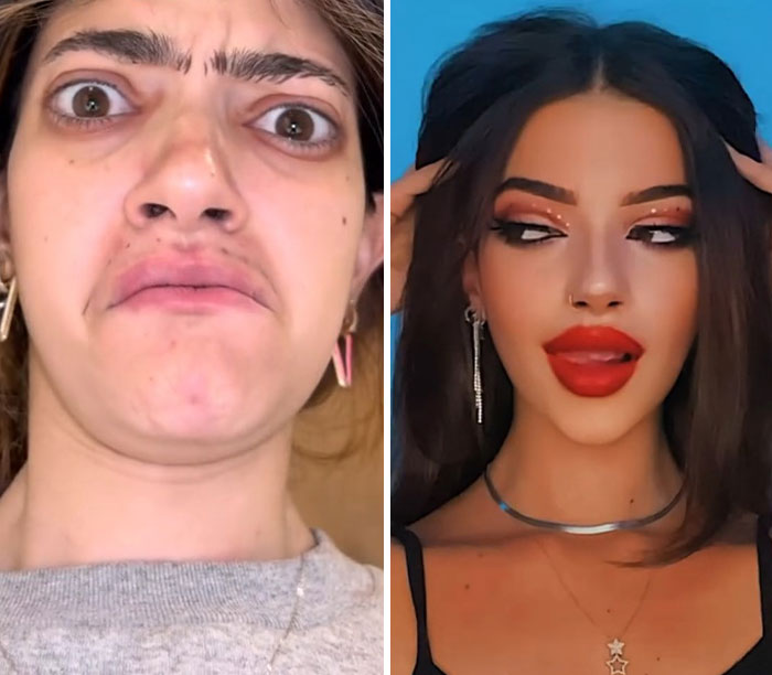 “Makeup Should Be Illegal”: TikToker That People Call Mr. Bean’s ‘Daughter’ Embraces ‘Catfish’ Claims By Posting Makeup Transformations