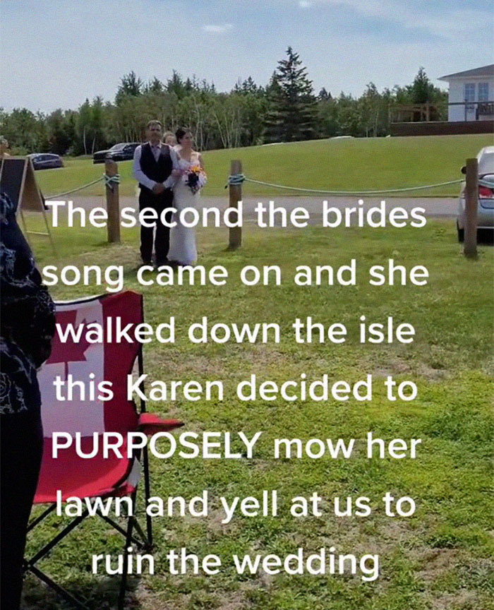 "I Don't Get How Someone Can Be So Spiteful": Karen Ruins Neighbors’ Wedding By Mowing Her Lawn, Sparks Fury Online