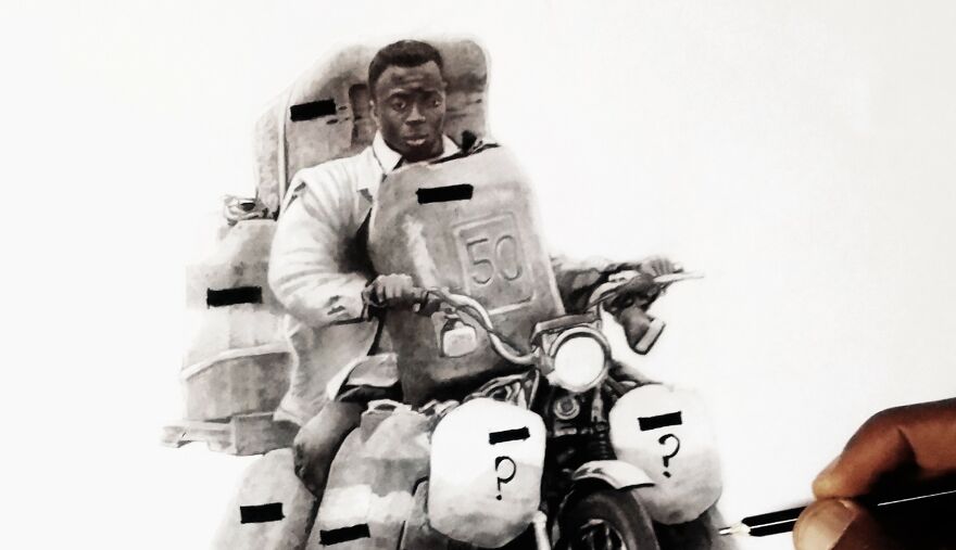 Drawing The Fuel Scarcity Of One Republic In Africa