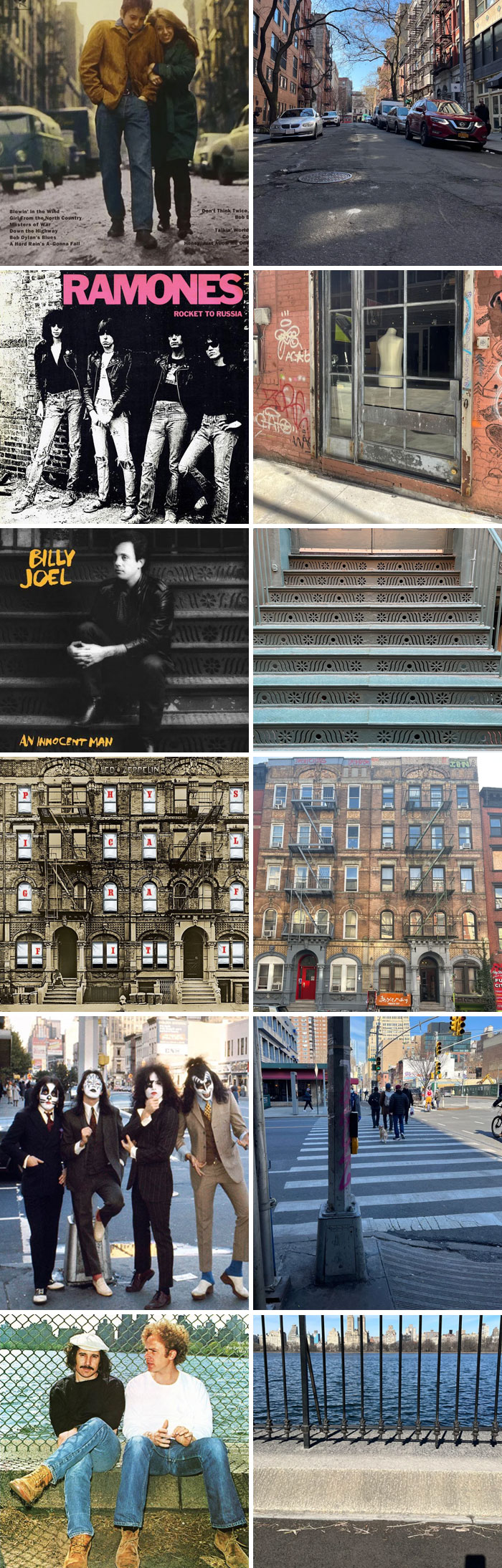 Fui a Nueva York y tuve un día libre, así que visité algunas localizaciones de las portadas de álbumes icónicos