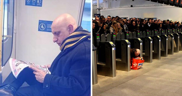 This British Facebook Page Is Sharing 40 Pictures That Prove ‘Random’ Is A Daily Thing On ‘The Tube’