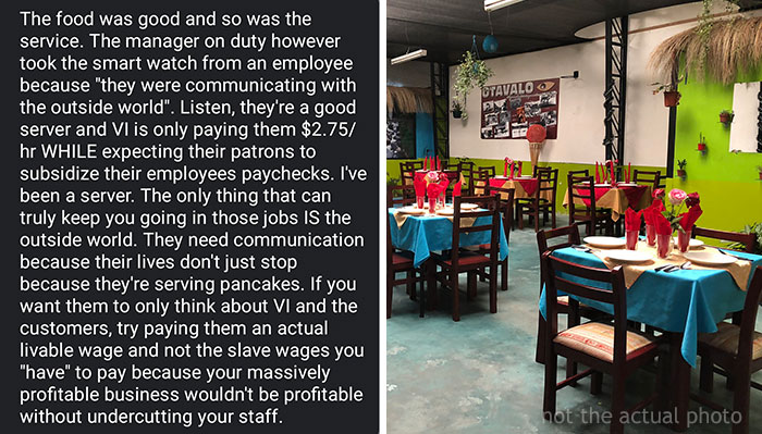 “The Food Was Good And So Was The Service”: Customer Leaves A 1-Star Review For This Restaurant Because The Manager Took The Server’s Smartwatch Away