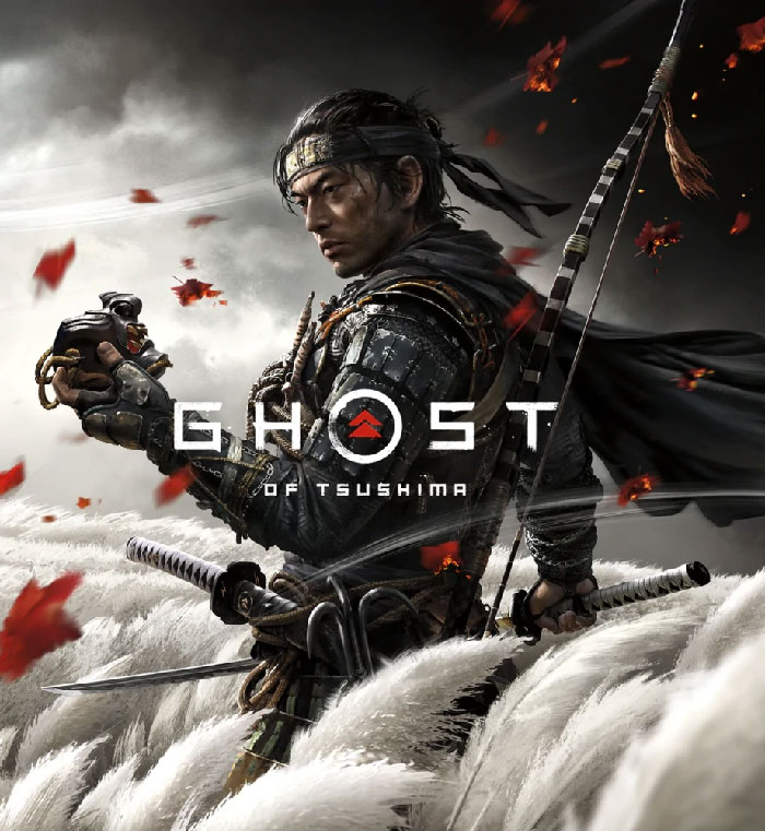 Poster for Ghost Of Tsushima video game 
