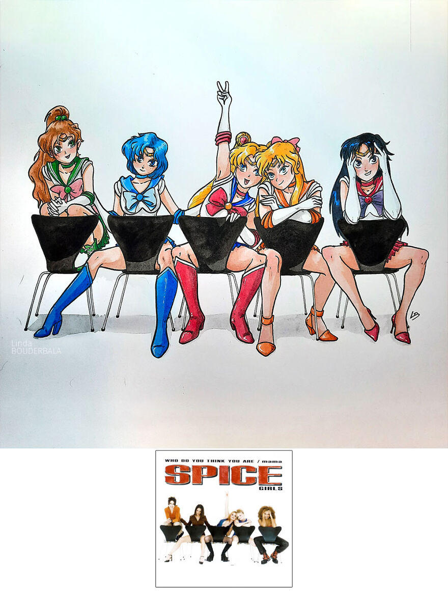 Spice Girls - Who Do You Think You Are / Sailor Moon
