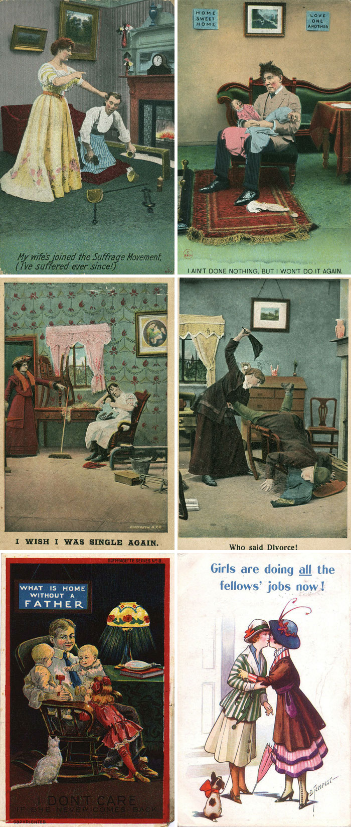 Found Some Vintage Anti-Suffrage Posters That Show How Afraid People Were Of Women Voting
