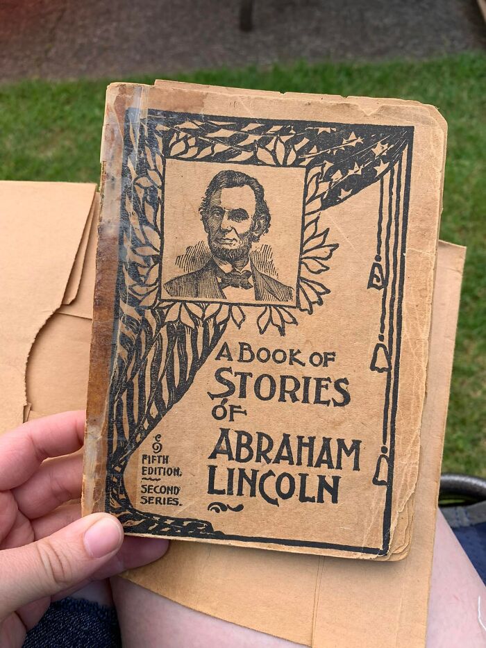 I Don’t Know If This Is Considered Vintage Or Not, I Found It At A Garage Sale And Thought “Ohhh A Beat Up, Stained, Silly Book. That’s Worth A Quarter.”