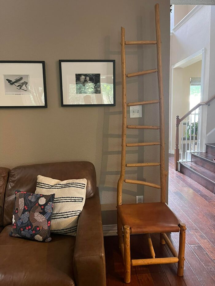 I’ve Been Looking For A Hat Stand On Marketplace And Ended Up Buying This Unreal Ladder Chair!