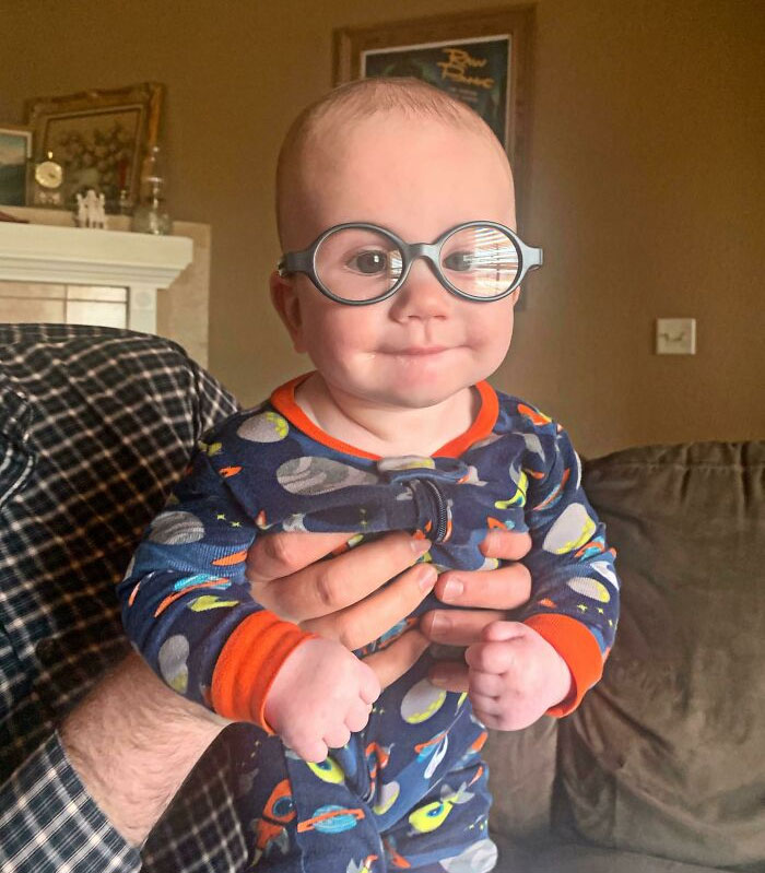 My Son Got His First Pair Of Glasses
