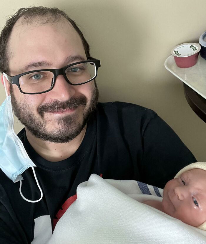 I’m A Father! My Wife Didn’t Want Me To Share Any Pictures With Family Yet But I Can’t Hold It In. He Is Perfect And Since None Of You Are Family, I’m Just Hoping I Can Spread My Joy