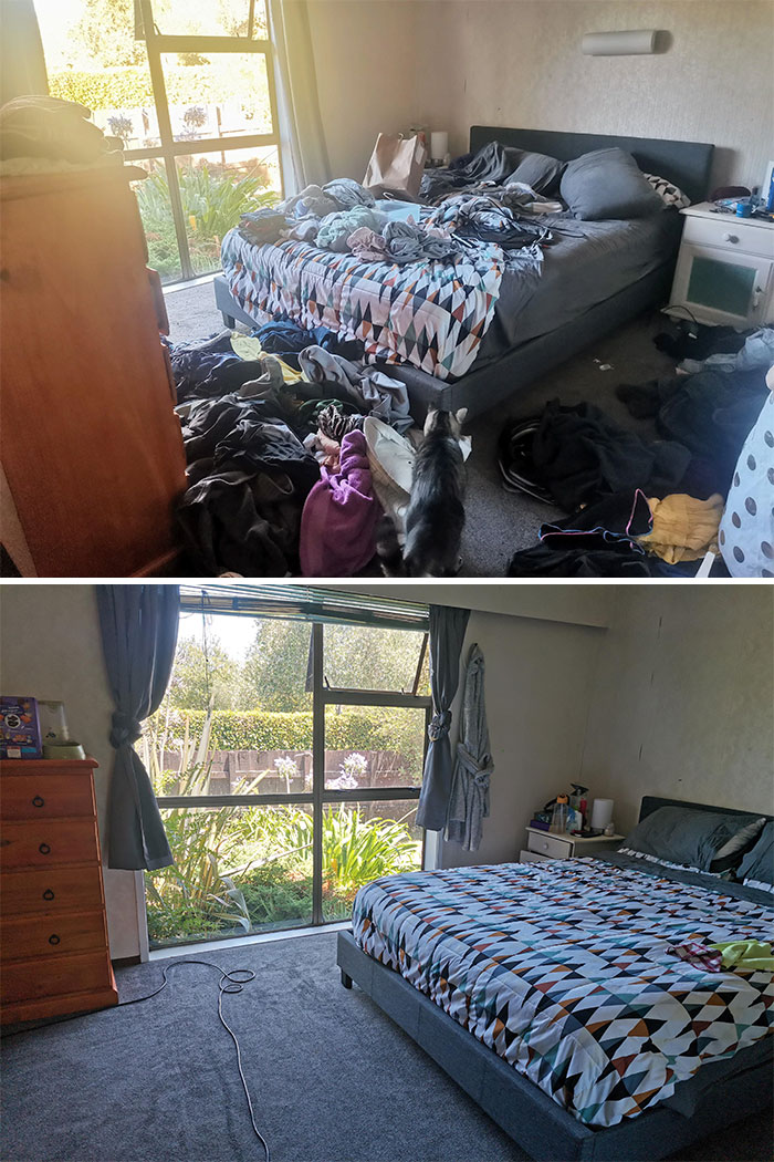 He limpiado mi habitación a pesar de la depresión
