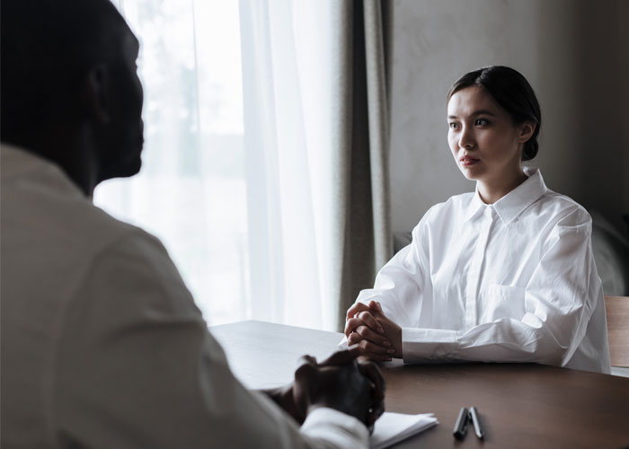 Woman Gets A Creepy Interviewer Fired For Asking “Legit" Personal Questions Woman Gets A Creepy Interviewer Fired For Asking “Legit" Personal Questions