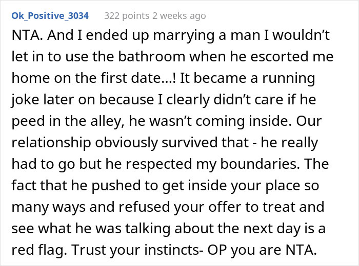 Woman Spots Red Flags On First Date When Guy Insists On Using Her Bathroom, He Instantly Shows His True Colors When She Refuses Woman Spots Red Flags On First Date When Guy Insists On Using Her Bathroom, He Instantly Shows His True Colors When She Refuses