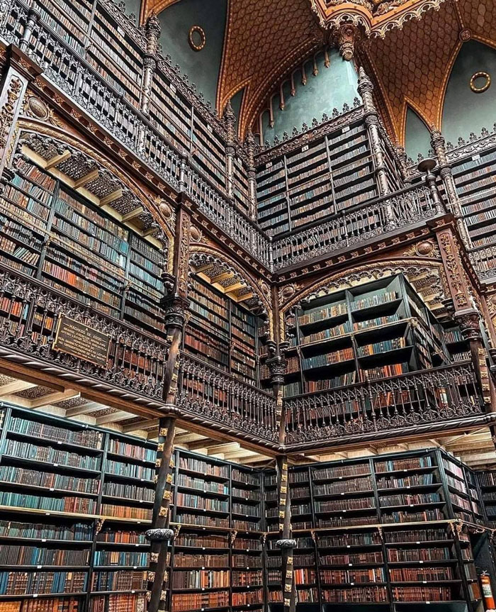 Portuguese Royal Library - Located In Rio De Janeiro, Brazil