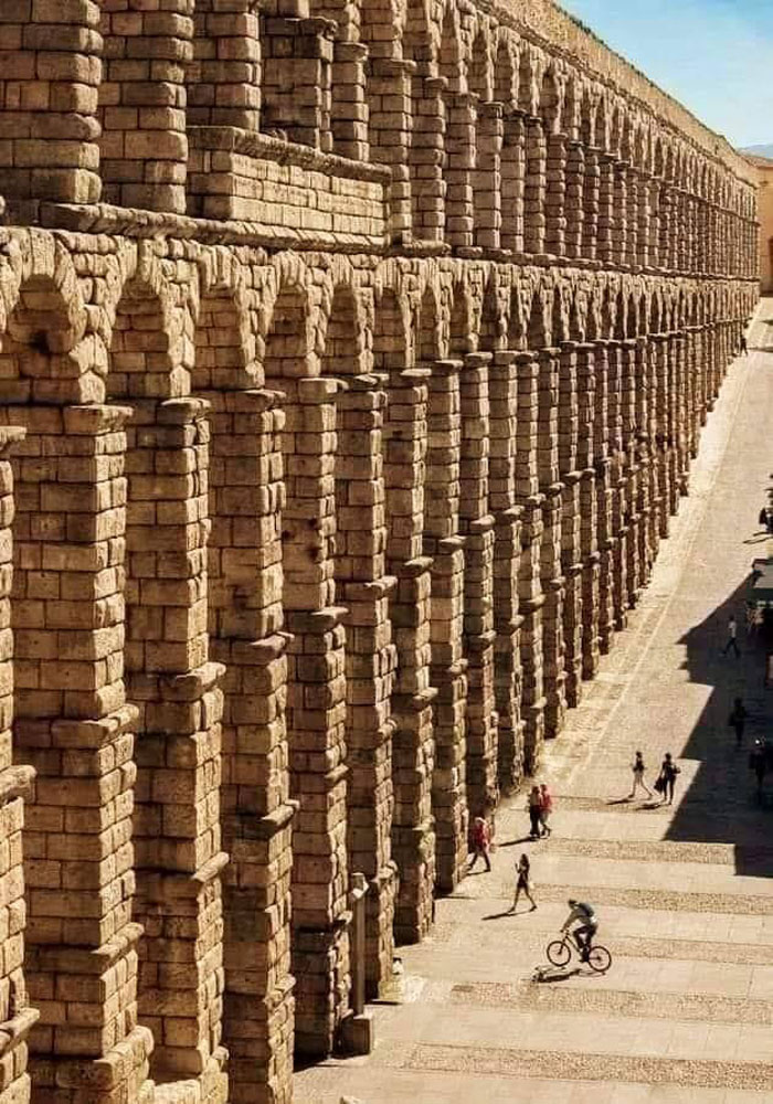 The Segovia Aqueduct (Spain) Is One Of The Most Important And Best Preserved Monuments Among Those Left By The Ancient Romans In The Iberian Peninsula