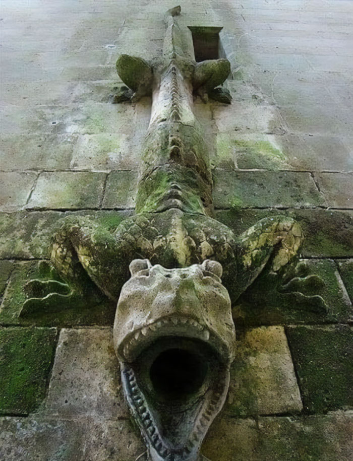 The Sewer Pipe At Pierrefonds Castle This Terrifying But Beautiful Drain Belongs To The Castle's Dungeon