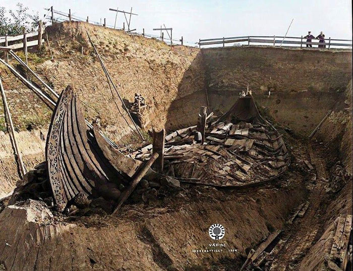 One Of Archeology's Greatest Discoveries: The Oseberg Viking Ship Dated To 834 Ad, Tønsberg, Norway